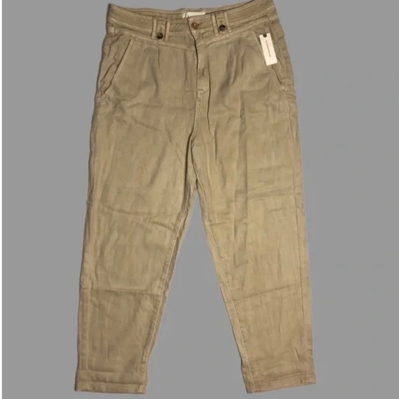 NWOT Anthropologie Utility Trousers Relaxed - Picture 1 of 8